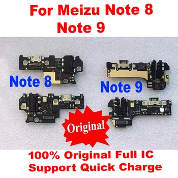 Oprindelige Fuld IC Afgift yrelsen For Meizu Note 9 Opladning Port USB-Stik PCB Dock-Stik Flex Kabel Med Mikrofon Til Note 8