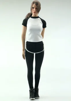 FA007 1/6 Kvindelige Figur Tilbehør Yoga Tøj Fitness Wear Hoodie Sweatshirt Sweatpants Passer Tøj Sæt til 12