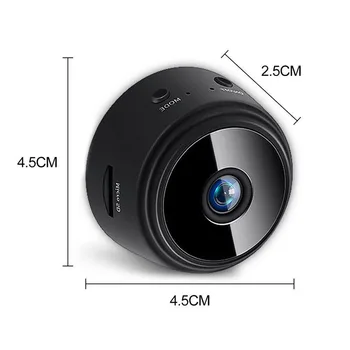 Mini Kamera, 1080P HD Video overvågning Kamera Mini Videokamera IR Night Vision, Motion Detection ip-kamera wifi kamera-udendørs