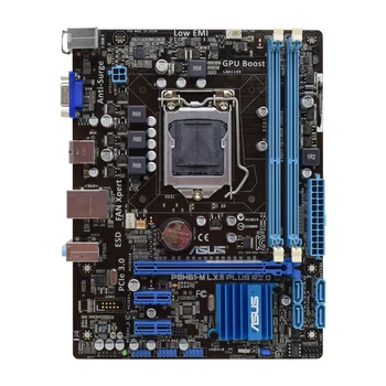 LGA 1155 DDR3 Asus P8H61-M LX3 PLUS R2.0 Desktop H61 Bundkort Socket LGA 1155 i3 i5-i7 DDR3 16G uATX UEFI BIOS-Mainboard