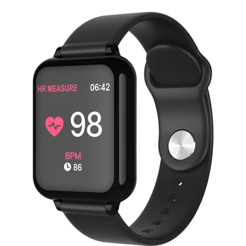 Trozum b57 kvinde smartwatch 1.3 ips pulsmåler blodtryk smart ur y77 vandtæt dwaterproof smart armbånd b57c