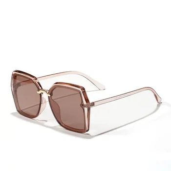 Vintage Oversize Solbriller Kvinder Brand Designer Kvadrat Sol Briller Gradient Nuancer er For Kvinder, Mænd Retro Polygon-Brillerne UV400