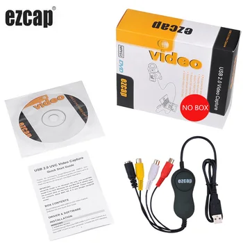 EZCAP 159 Lyd Grabber Fange Analog Video fra VHS Camcorder,Spil box til digital fil TIL Windows 10/8/7 win10 MAC OS 64 Bit