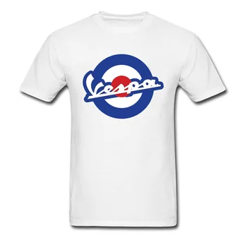 Sommeren Vespa T-Shirt til Mænd T-shirt Sort Top Logo Tøj Motorcykler, Scootere Tees Street Style Tshirt Hip Hop Moto Biker
