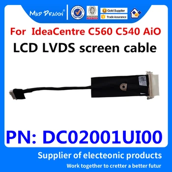 Nye originale computer LVDS lcd-Kabel til Lenovo IdeaCentre C560 C540 Alt-i-en LCD-LVDS-tv med kabel-ZEA00 LVDS kabel-PN: DC02001UI00