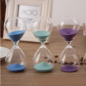 Glas Timeglas Sand Timer Clock Mode Home Decor Fødselsdag 5/15/30 Minutters Kærlighed Valentine ' s Day Gave Ampulheta Reloj De Arena