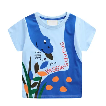 Bambino 2-7Years Tees Dinosaur Tøj, Drenge Tøj Baby Kostume Bomuld Nye Sommer Børn Toppe Dinosaur T-shirts