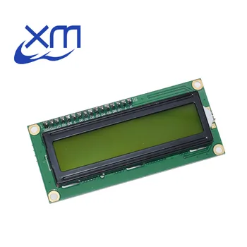 10stk/masse , Nye 1602 LCD-Display Modul , LCD-16x2, Gul Grøn Skærm Baggrundsbelysning , 5V