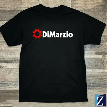 Ny Skjorte Dimarzio Guitarer Firma Logo Grå Sort T-Shirt S M L Xl 2Xl 3Xl