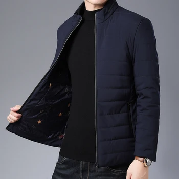 2021 Tykke Vinter Fashion Brand Jakker Mænd Parka Streetwear Koreanske Quiltet Puffer Jakke Boble Frakker Herre Tøj