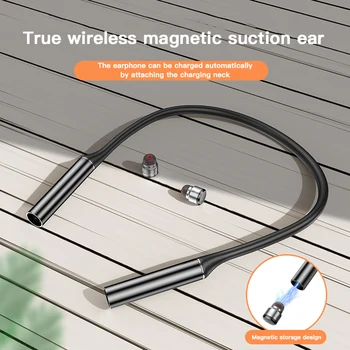 G30 Magnetiske Trådløse Bluetooth 5.1 Hovedtelefoner Stereo Sport Vandtætte Øretelefoner In-ear Headset Med Mic Til Ios Android