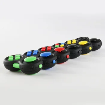 Stress Relief Cube Vinyl Bruser Farverige Finger Legetøj Stress Reliever Spil Håndtere Legetøj Plastic Antistress-legetøj til børn Gaver