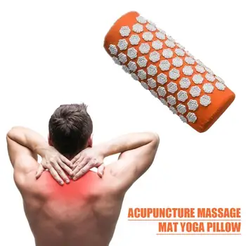 Lotus Shiatsu Massageapparat Pude Massage Yoga Måtten Akupunktur Massage Pude Yoga Pad Smerter i Kroppen Stress Relief med Pude Fold Taske