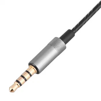YSAGi MMCX aftagelig stik med 3,5 mm audio kabel udskiftning headset med mikrofon Shure SE215 SE535 SE846 UE900