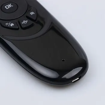 Kebidumei Flyve Air Mouse Sæt Gyroskop Trådløse Tastatur Android Fjernbetjening, Genopladelige 2,4 Ghz-Tastatur til Smart Tv