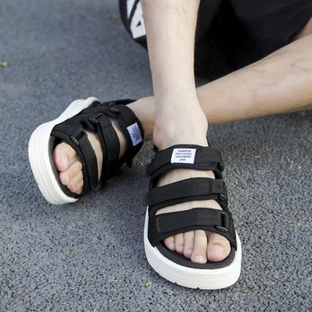 Sommeren Mænd Sandaler Mode-Hook&loop Casual Sko Mænd Størrelsen 36-44 Klassisk Unisex Stranden Sko sandalia der Masculina Shoes De Hombre