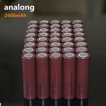 Ny, Original ICR18650 26F 3,7 v 2600 mah 18650 Genopladeligt Lithium Batteri analong Lommelygte batterier
