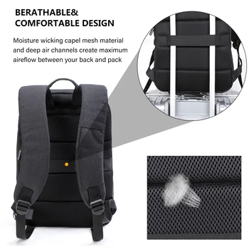 TINYAT Herre laptop backpack USB-for 15,6 tommer Mand rygsæk Taske 90c åben Virksomhed Skulder rygsæk Mandlige BagPack Rejse Mochila