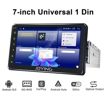 Universal 1din android bil radio GPS-multimedia-afspiller Android 10.0 HD 7