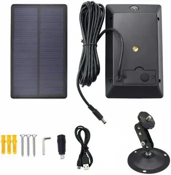 Solar Panel dc/Mikro-USB-6v 3600mah Solar Mobile Power Opladning Vandtæt IP56 Kompatibel med Jagt, Vildt Kameraer