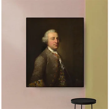 Klassisk Komponist Mozart Lærred Maleri Portræt Figur Maleri til Bedroom Wall Art Prints og Plakater, Billeder,