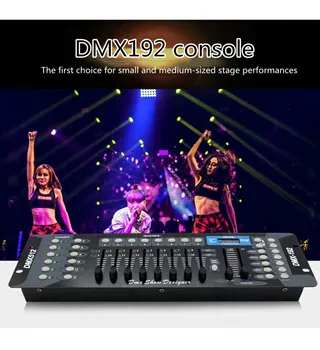 Disco-Light Controller 192 Kanaler DMX512 Controller Konsol Til Party DJ Scene Lys KTV Bar Home Party
