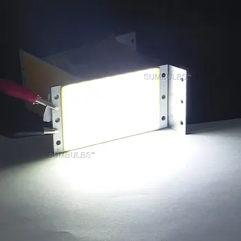 Dæmpbar 12V DC COB LED-Panel Lys 94x50MM 15W Ultra Lyse og Varme Naturlige Kold Hvid Blå stribe Lampe med RF fjernbetjening