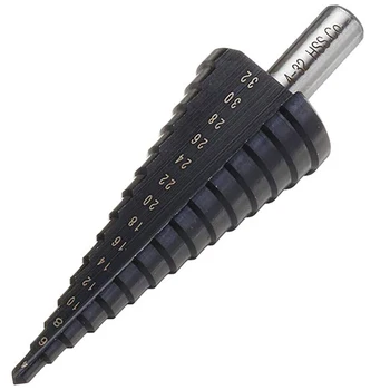 M35 trinbor Hss-Bit, Kegle Hul Cutter Taper Metrisk 4 - 12 / 20 / 32mm Titanium Coated Metal Hex Core Drill Bits