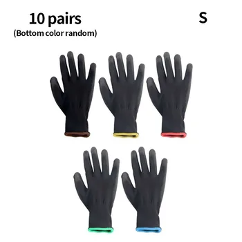Præcisionsarbejde Handsker til Beskyttelse af hænderne Anti-statisk Nylon Pu Coating Fleksibel Handsker For Tømrer -, Bygge -, Arbejde i haven