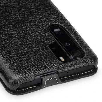 Business-Flip Phone Case for Huawei P30 P30Pro Ægte Læder Cover til Huawei P30 Lite Håndlavet Fundas Hud P30 Pro