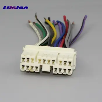 Liislee Bil CD-DVD-Afspiller Power Wire Kabel Til SsangYong Actyon / Chevrolet Spark Plugs I Fabrikken Radio DIN Kvinde