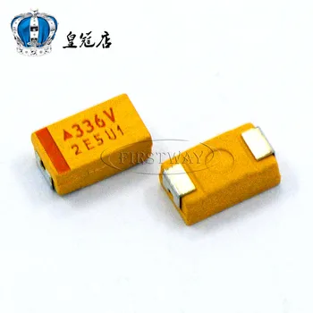 20pcs/SMD tantal kondensator 336V 33UF 35V D-type 7343 10% gul Polar kondensator