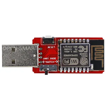 USB til ESP8266 ESP-12E / ESP-12 Wi-Fi-Modul Indbygget i Antennen 2,4 G Seriel transceiver til ESP-12E Debugging Firmware Programmering