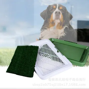 3 Lag Store Hund Pottetræning Tisse Pad Mat Hvalp Skuffe Græs Toilet Simulering Græsplæne Til Indendørs Potty Uddannelse Dyrehandler Levering
