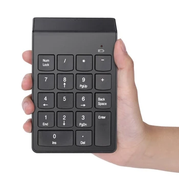 Mini-USB-2,4 G Numeriske Tastatur 18Keys Digital Tastatur Trådløst Tastatur af Høj Kvalitet Numpad Til Stationære Bærbare pc Kompatibel