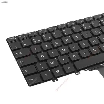 FR fransk AZERTY Ny Udskiftning Tastatur til DELL Latitude 7300 Laptop med Baggrundsbelyst Uden Ramme