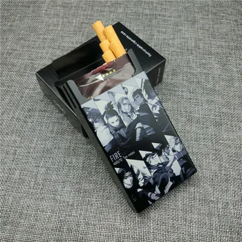 Personlig Naruto Aluminium Legering Cigaret Sag Laser Gravering Cigaret Kasser Sag Røg Tilbehør