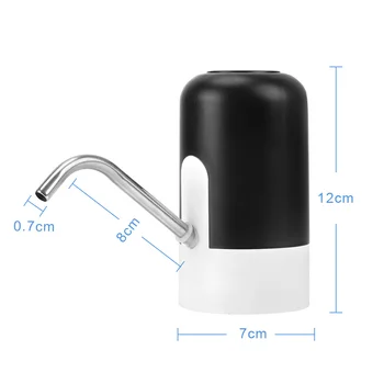 HOOMIN Genopladelige Vand på Flaske Hånd Pumpe Til Mineralvand Flaske Automatisk Vand Dispenser Bærbare Elektriske Flaske Drikke