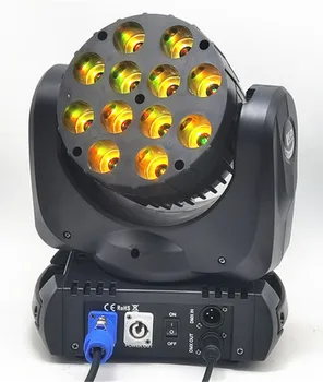 Testa mobile LED 12x12 w rgbw 4in1 colore con avanzate 9/16 canali dmx dj della discoteca parti mostra luci