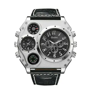 1963 se multi-tidszone air force pilot chronograph armbåndsur quartz personlighed, unikke kreative virksomhed gave mandlige ur