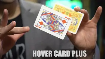 Hover-Kort Plus af Dan Harlan og Nicholas Lawrence - Trick (Gimmick and online-vejledning) Kort Magiske Rekvisitter Illusioner Sjov