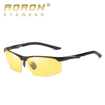 AORON Mænds Sport Polariserede Solbriller aluminiumsramme Udendørs Kørsel Solbriller UV400 Anti-UV-Briller