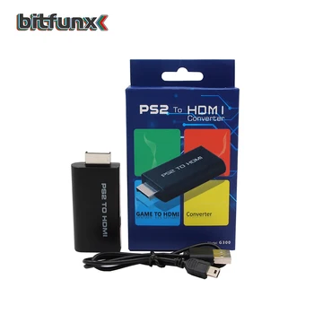 PS2 til HDMI Konverter med USB-Kabel Støtte alle PS2 Display Modes arbejde med HDTV-eller HDMI-skærm