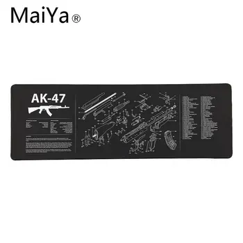 Maiya Top Kvalitet CS GO kanoner dele AR-15 AK47 Tilpasses laptop Gaming mouse pad-Gratis Fragt Stor musemåtte Tastaturer Mat