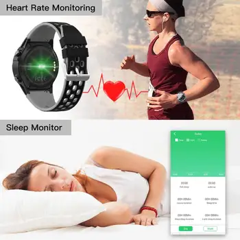SMAWATCH Mænd, Smart Ur M7 Smartwatch Kvinder GPS-Kompas, Barometer Fitness Sport Bluetooth Ringer Smarte Ure
