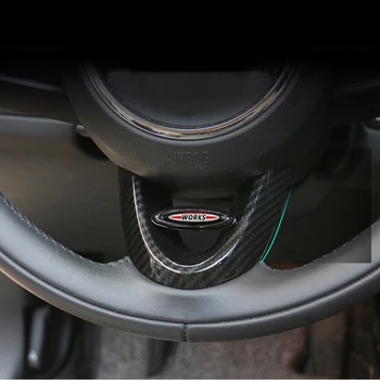 Rattet Carbon Fiber Decals Dække Sagen Mærkat Interiør Lister For MINI Cooper F56 F54 F55 F60 Landsmand Bil Styling