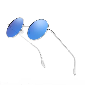 Mærke Mode Unisex Polariserede Solbriller Belægning Spejl Kørsel Polaroid solbriller Runde Mandlige Briller Til Mænd, Kvinder