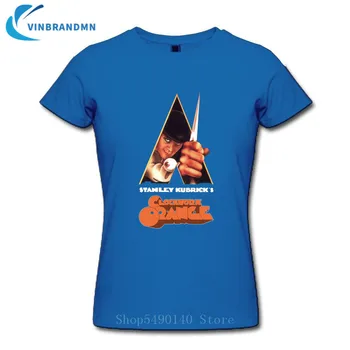 A Clockwork Orange Plakat Licens Voksen T-Shirt Med O-Hals Tegneserie T-Shirt Kvinder Hipster Sommeren Tshirt Gratis Fragt Sjove Top Tees