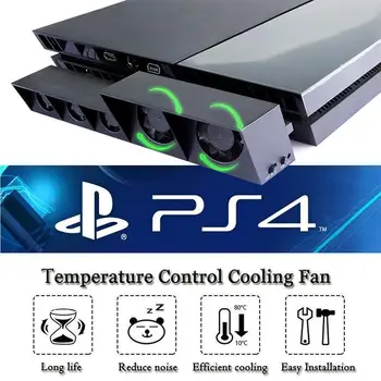 TWISTER.CK Til PS4 5-Fan Playstation Køling Eksterne Turbo Temperatur Kontrol Køligere r20
