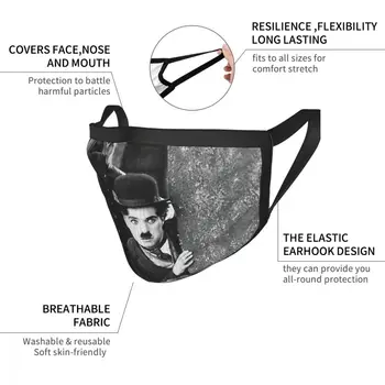 Charlie Beskyttelse Masker Designer Chaplin-Amerikansk Skuespiller, Lavable Masque